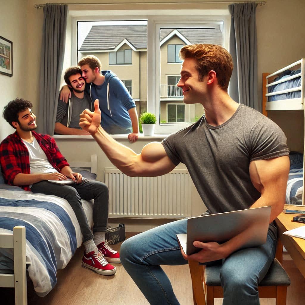 good neighbours in a shared student house in Lancaster