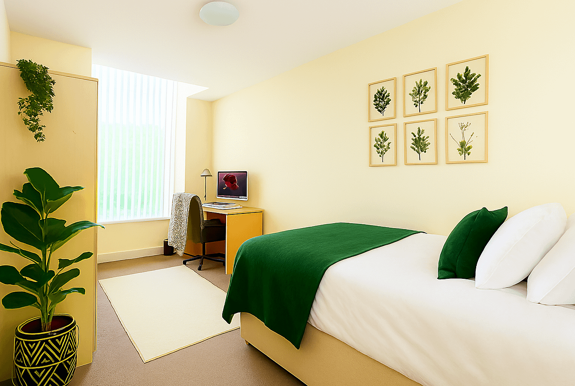 Best private student accommodation Lancaster with modern exterior and secure entry