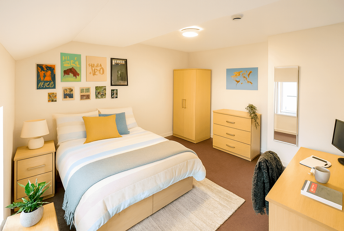 private modern student apartment lancaster city centre near bus station