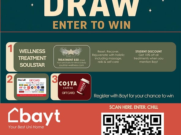 Bayt LU Homes Student Housing Fair Prize draw, book your accommodation