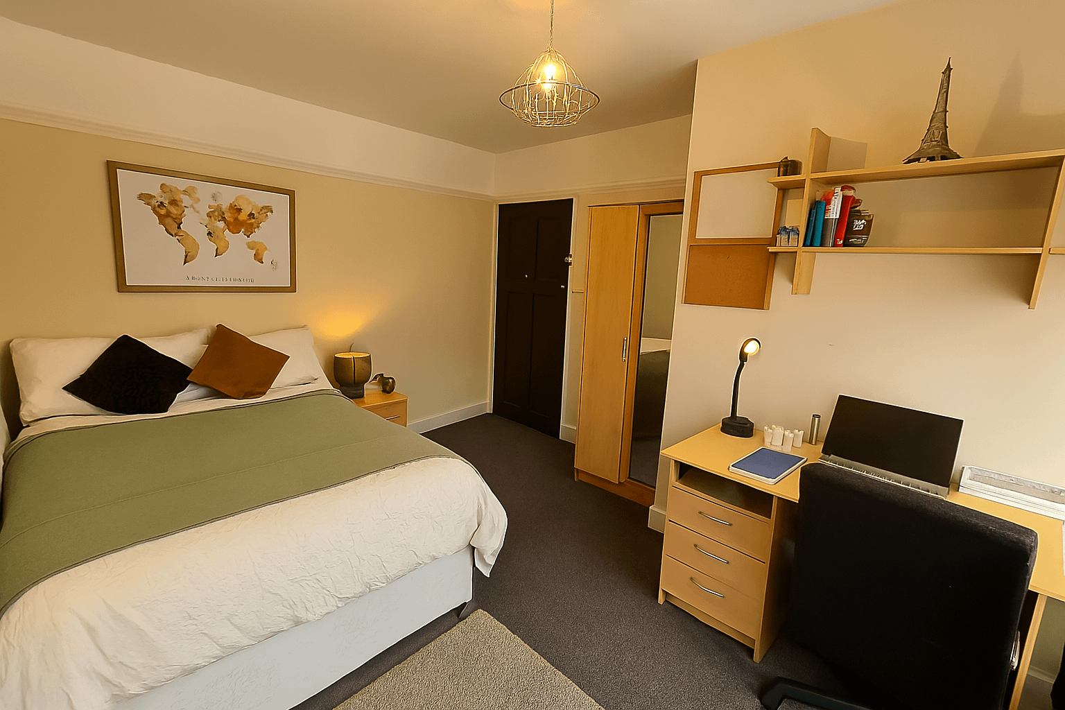 Fully furnished 3 bed student accommodation Lancaster city centre bills included