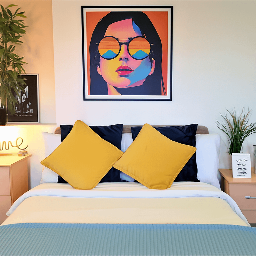 self contained Luxury student studios lancaster university approved student accommodation prices with Yellow modern furniture ultra fast fibre bills included