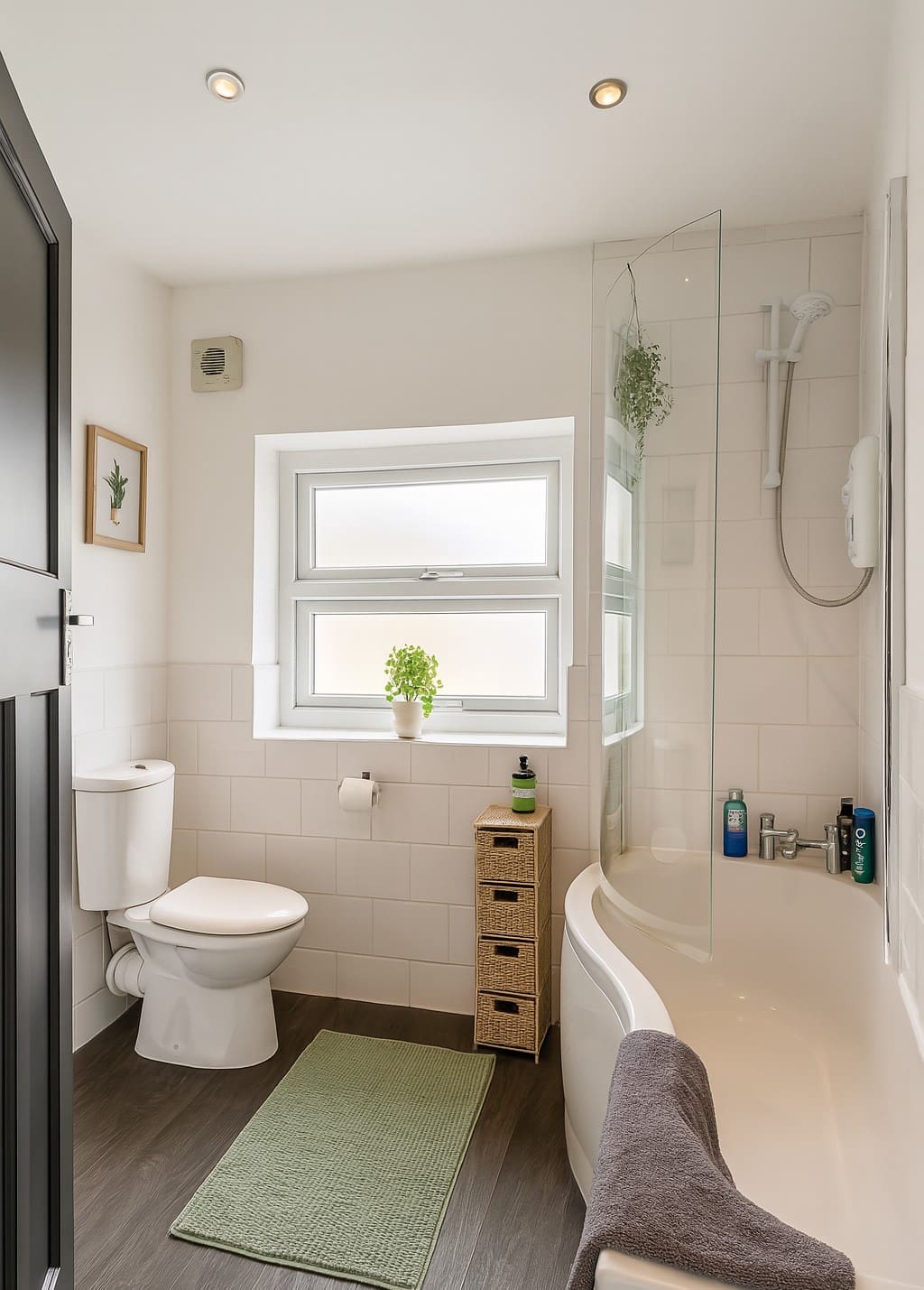Best Luxury 3 bed student accommodation Lancaster bathroom